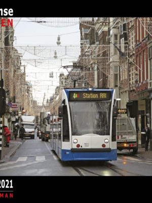 Amsterdamse Tramlijnen - Jaarkalender 2021