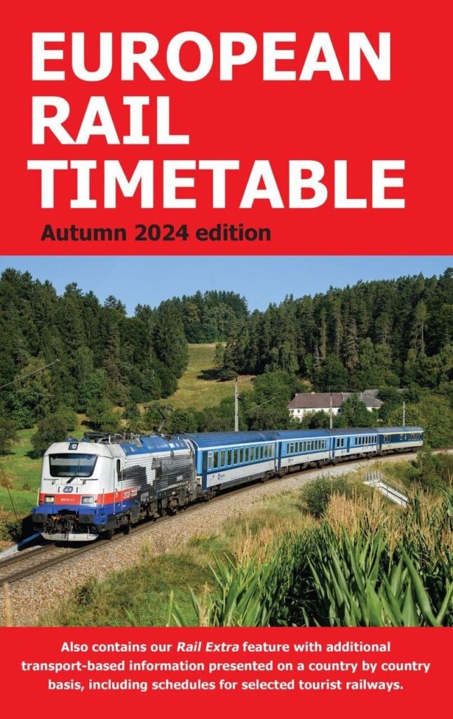 European Rail Timetable Autumn 2024 - Spoorwegboekhandel