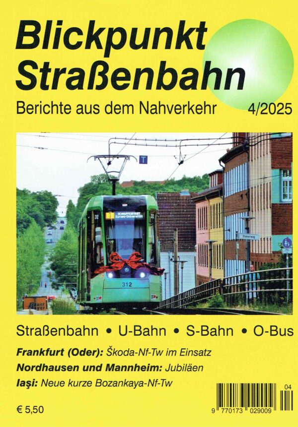 Blickpunkt Straßenbahn 4/2025
