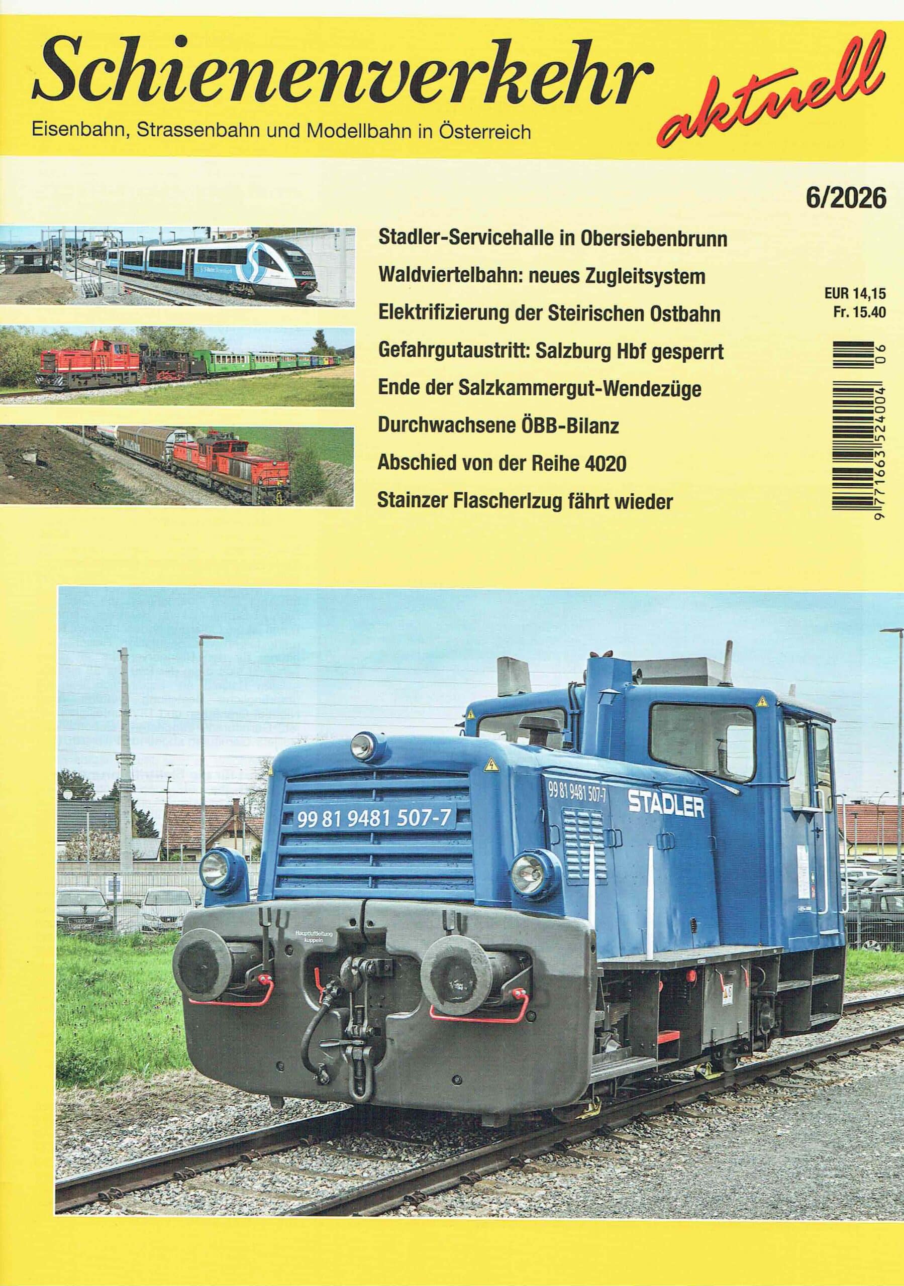 Schienenverkehr aktuell - Juni 2026