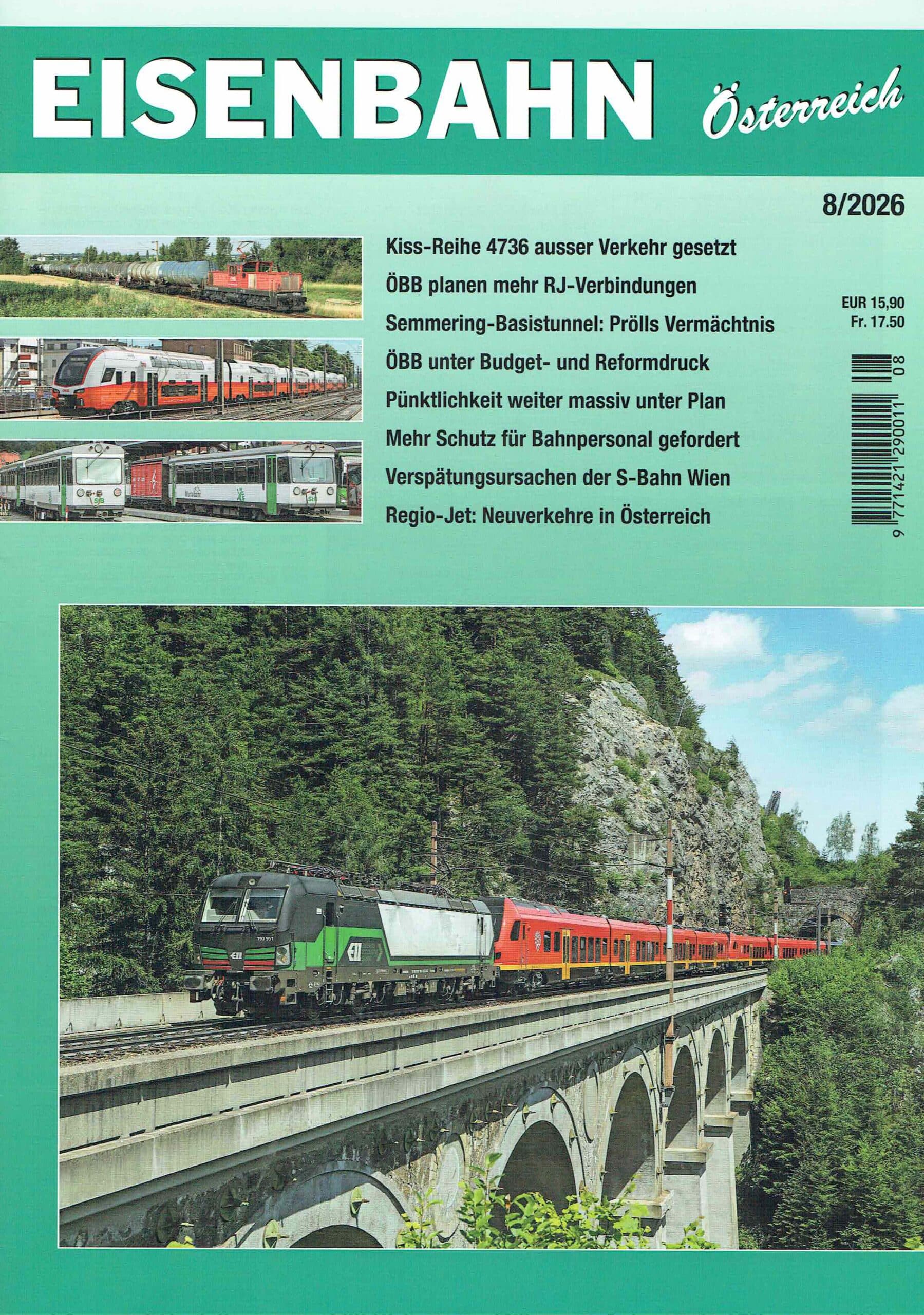 Eisenbahn Österreich - August 2026