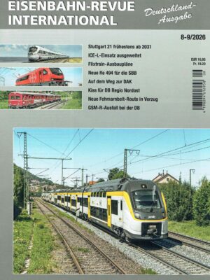 Eisenbahn-Revue International - August/September 2026