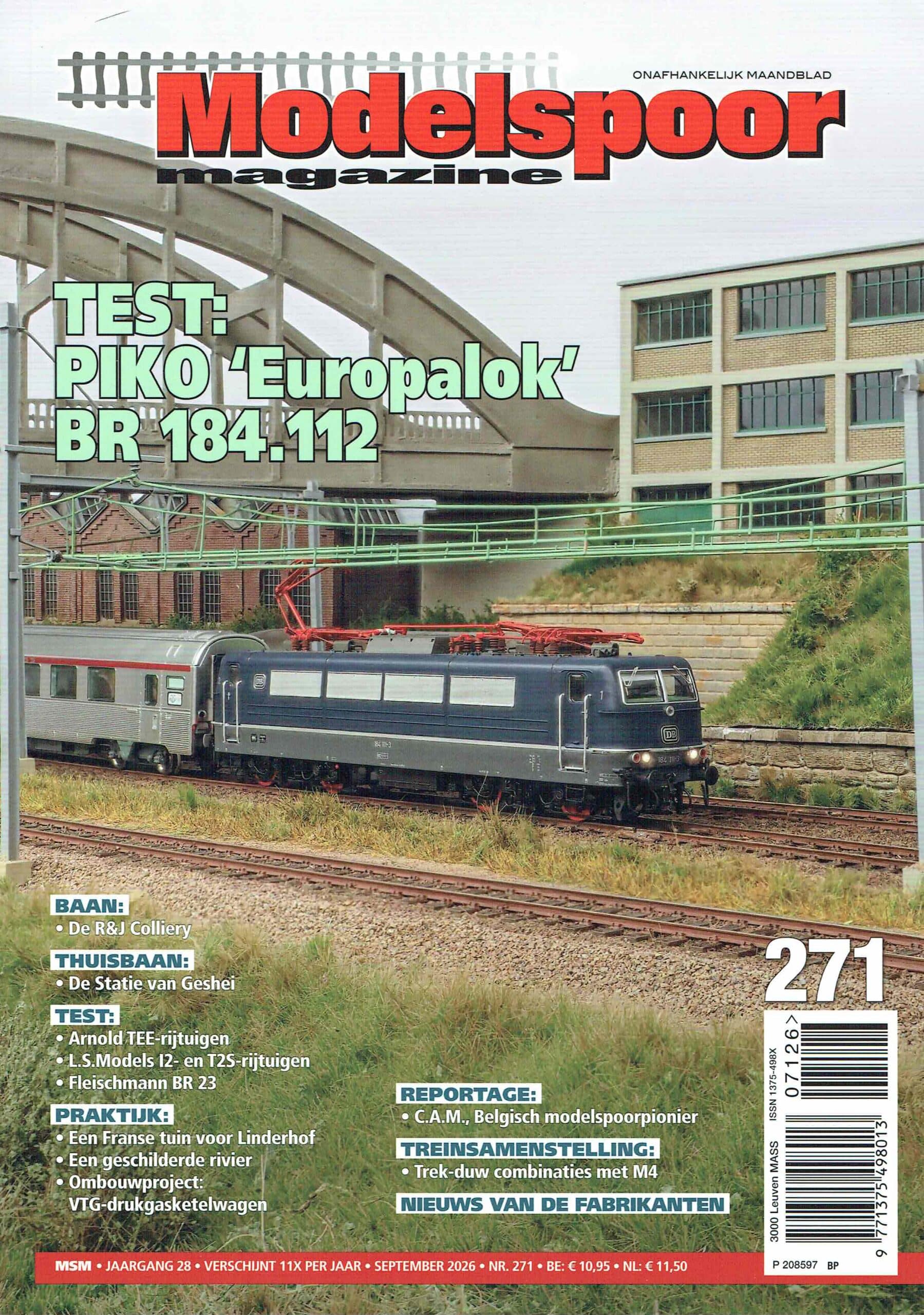 Modelspoor Magazine 271 - september 2026